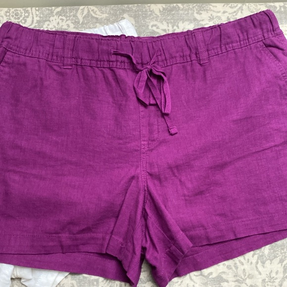 Set of 2 linen shorts - Picture 2 of 4